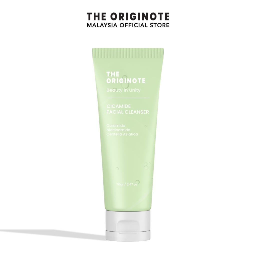 The Originote Cicamide Facial Cleanser - Protect Skin Barrier and Brightening Skin with Ceramide + Niacinamide Face Wash