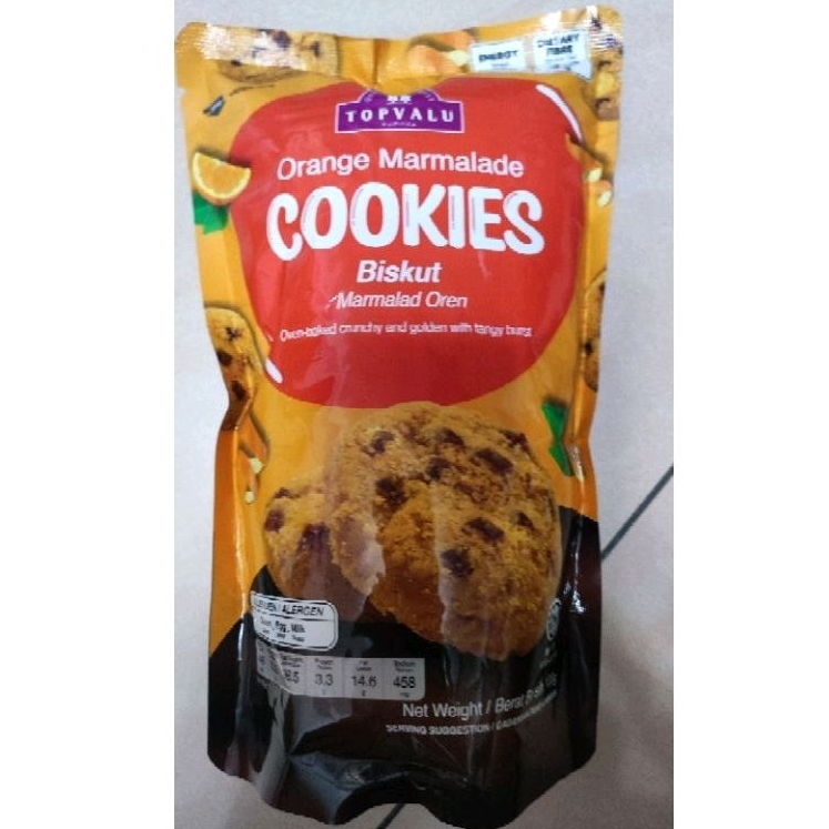 orange marmalade cookies biscuit top balu 120g