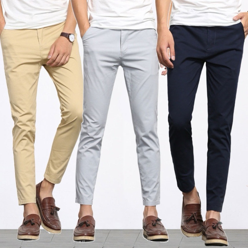 New ArrivalSeluar slack Casual Formal Stretchable Slim Fit Pant/ Unisex Lelaki dn perpempun