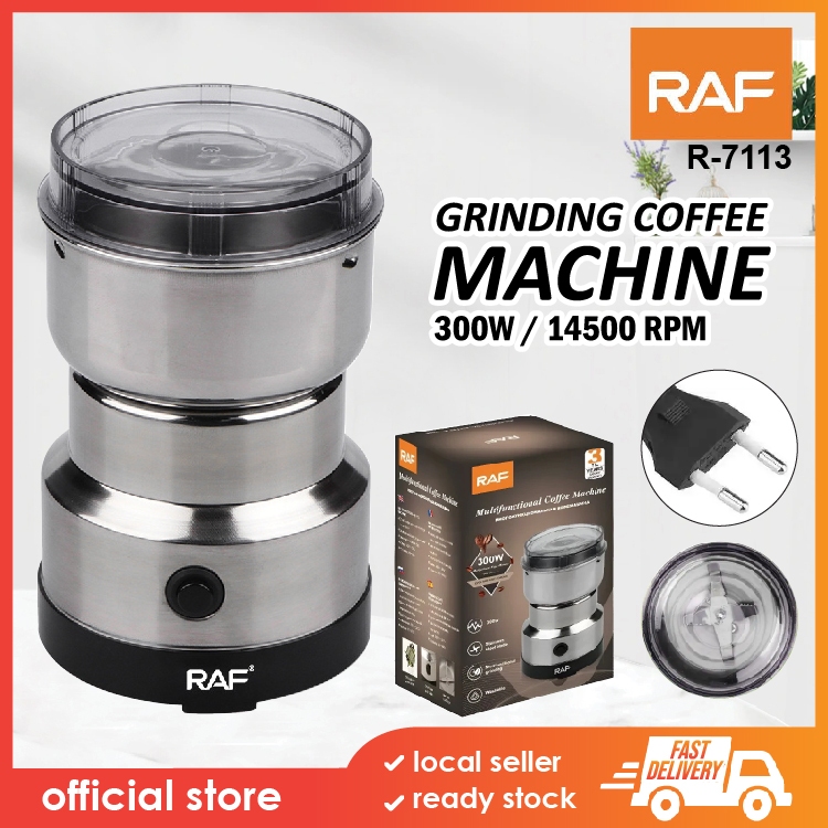 RAF Multifunctional Coffee Grinding Machine Spices Grains Grinder 4 Stainless Steel Blade / Penggiling Biji Kopi Bijiran