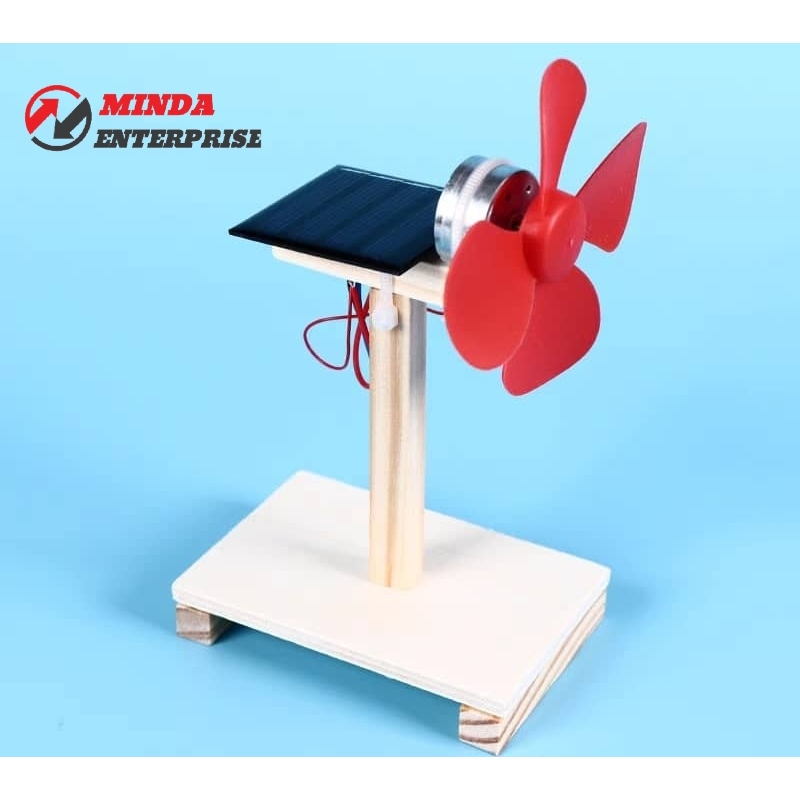 Project RBT Tahun 5 : DIY Solar Fan 3D Wooden Wood Powered Fan ( Under Sun Light ) - STEM - KSSR
