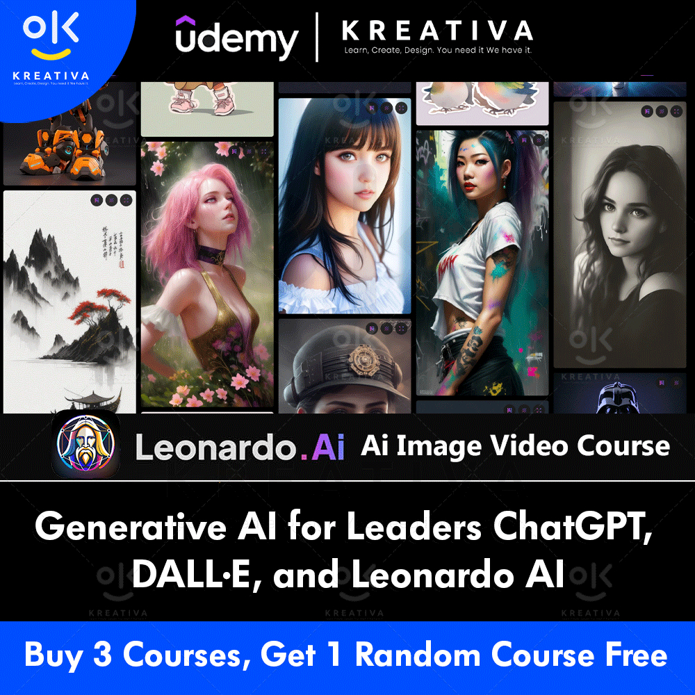 Leornado AI Video Course–Generative AI for Leaders ChatGPT, DALL·E, and Leonardo AI | Leornado AI Course