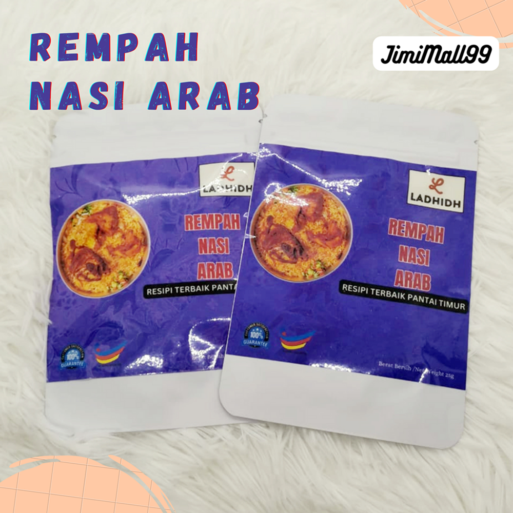 REMPAH NASI ARAB / NASI ARAB / REMPAH NASI ARAB LADHIDH