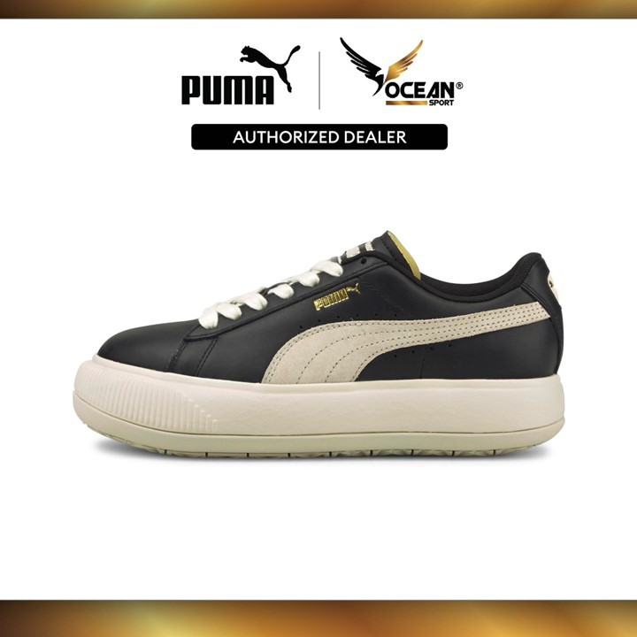 Puma Woman Suede Mayu Lth Wn s Sneakers (Puma Black-Marshmallow) 38104202