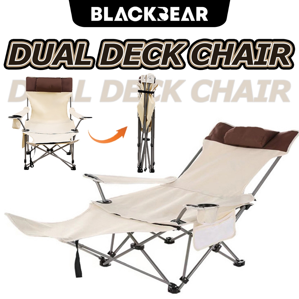 BLACKBEAR Healing Chair Camping Chair Outdoor Chair Kerusi Lipat Recliner Outdoor Folding Chair Lazy Chairs