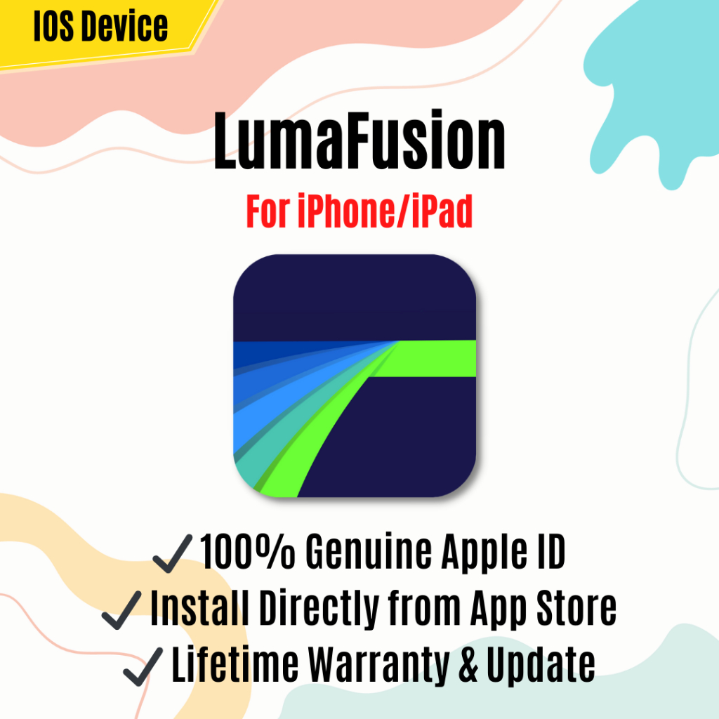 ⚡️Lumafusion | 100% Original iOS App | Full Version | Lifetime Update | Video Editing App for iPhone/iPad