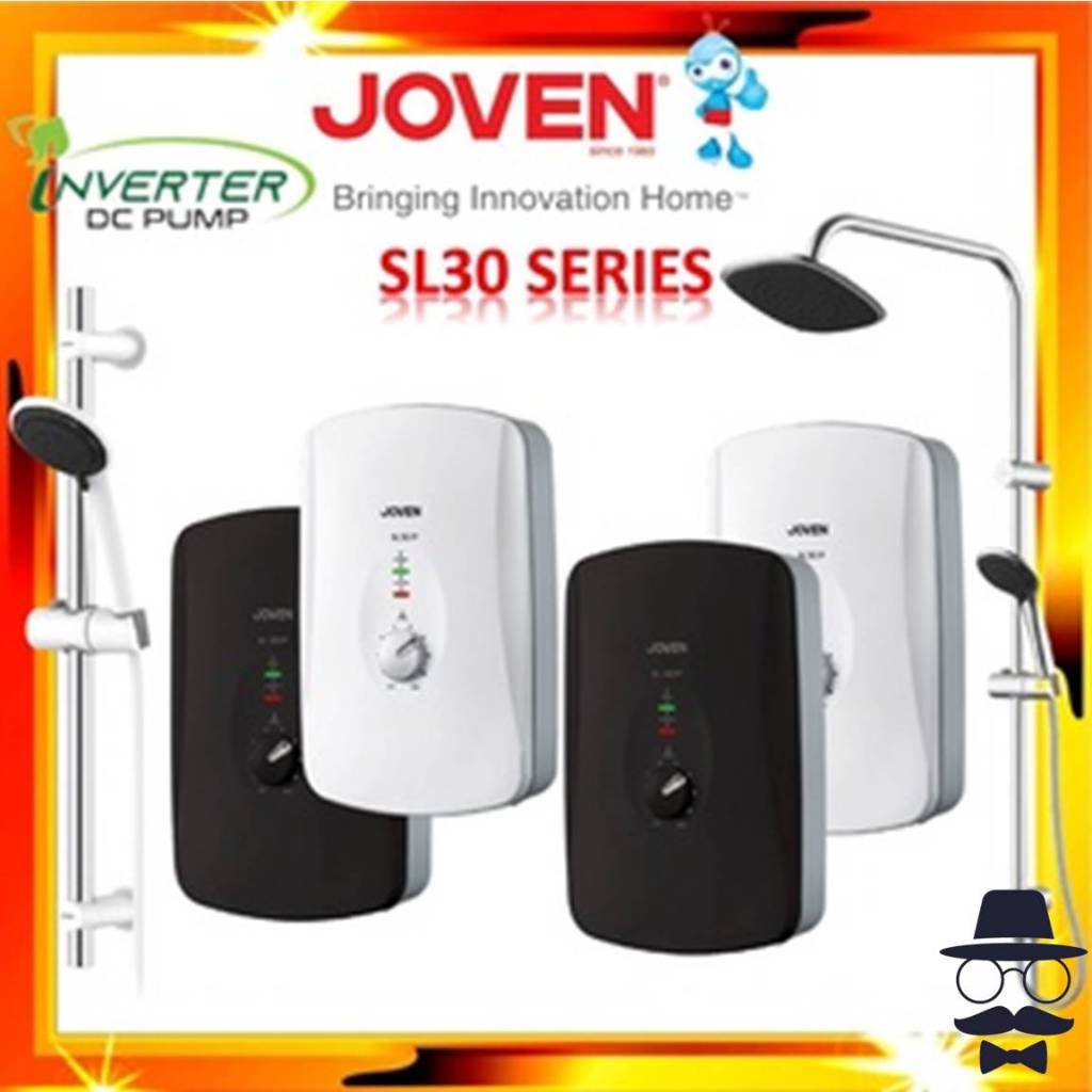 JOVEN SL30iP Inverter Pump Water Heater SL30iP-RS Rain Shower  / DC Pump Instant Hot Shower Water Heater