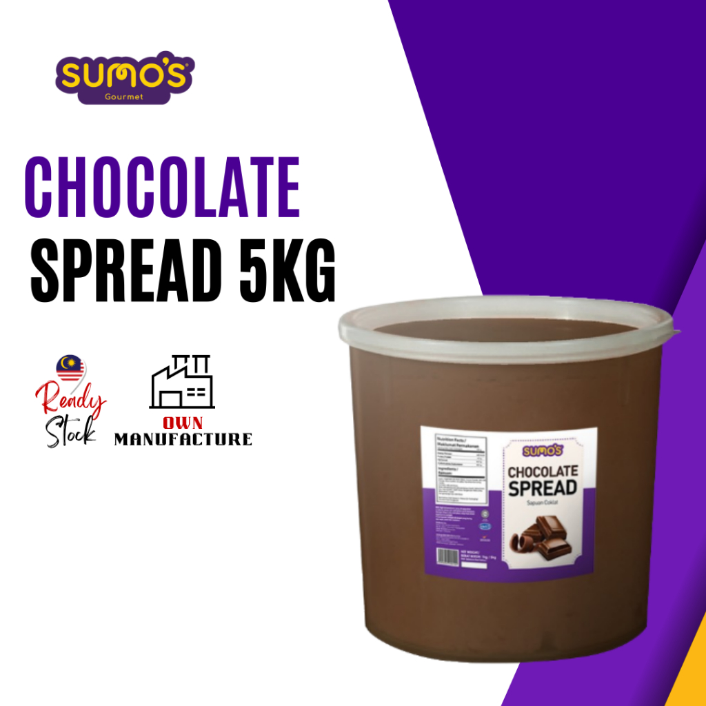 Sumo's Chocolate Spread paste - 5 kg Drum Halal