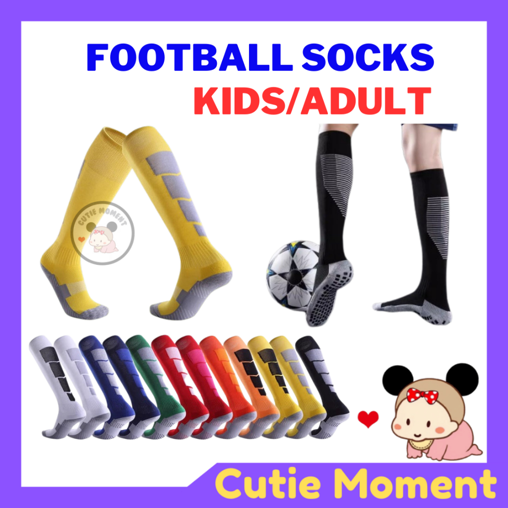 football socks kids adult stoking bola sepak soccer socks long stokin bola sepak panjang football socks long