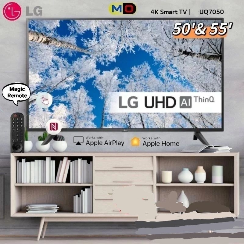 Preferred LG 55 nch Smart 4K UHD TV UQ70 Series with a5 Gen5 Al 4K Processor50/55UQ7050PSA