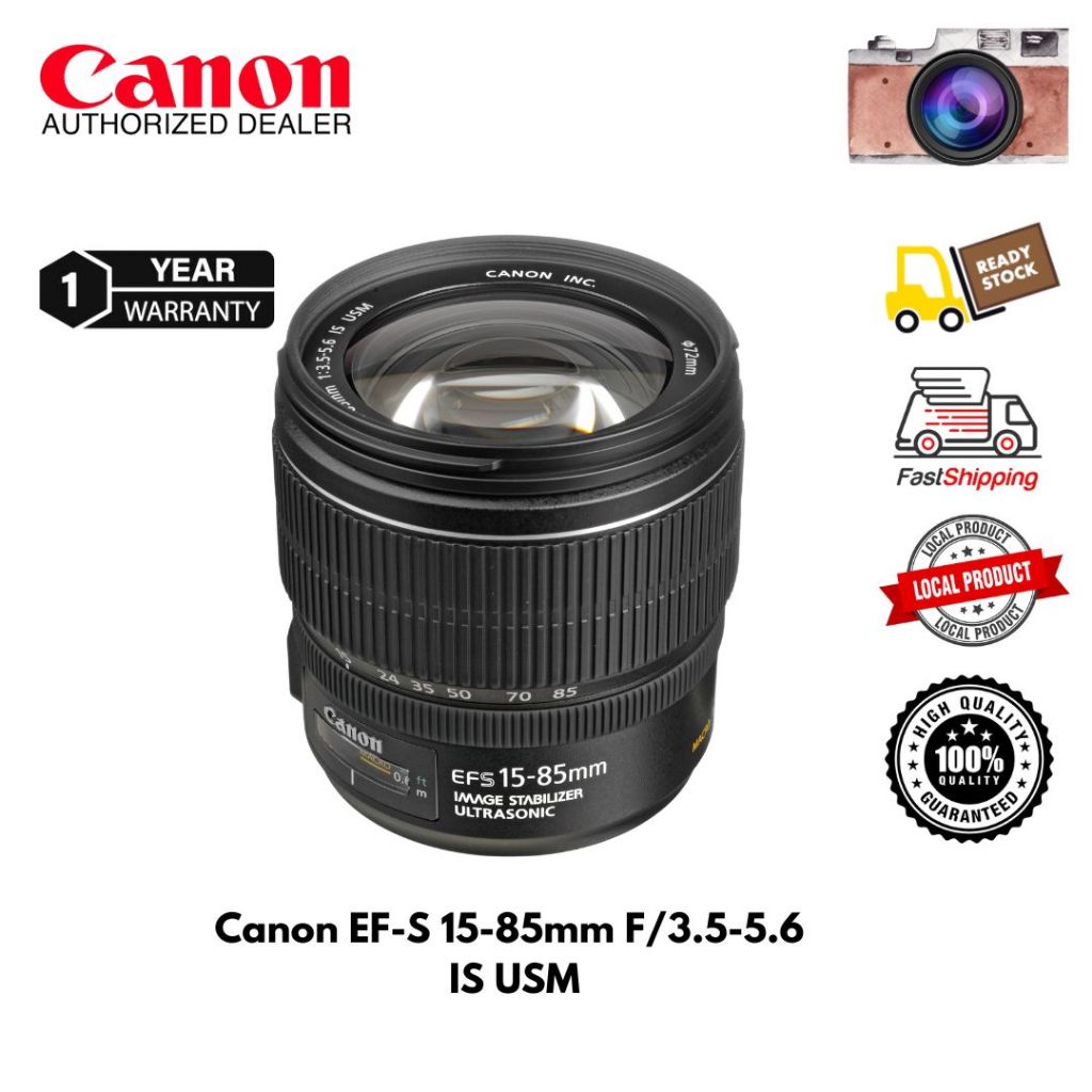 Canon EF-S 15-85mm F/3.5-5.6 IS USM original (1 years warranty)