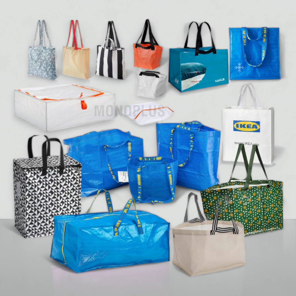 Ikea Frakta Camping Bag Doorgift Carrier Laundry Dobi Beg Besar Storage Bag Travel Beg Parkla Besar Selimut Trunk