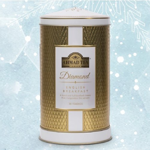 New!!! Ahmad Tea Diamond Musical Caddy 30 Teabags / Royal Botanical Garden X AT Tea Bauble (Set of 3)/Kew 100g Loose Tea