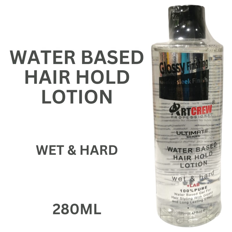 Art Crew【STRONG HOLD】ArtCrew Professional Hair Hold Sculpting Lotion ( Water-based Gel Wet & Hard )280ml