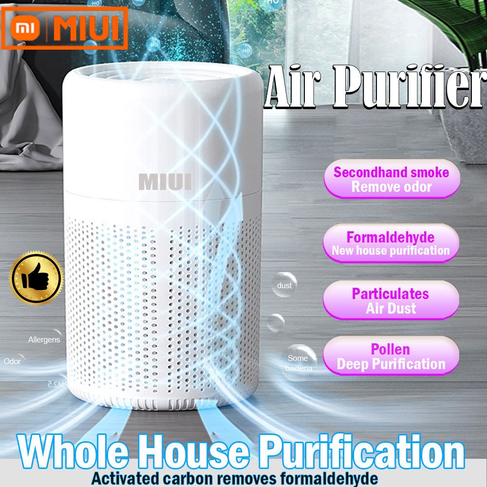 【free gift】Air Purifier for room dust filter Convenient purifier suitable for home and car purifier HEPA Filter空气净化器