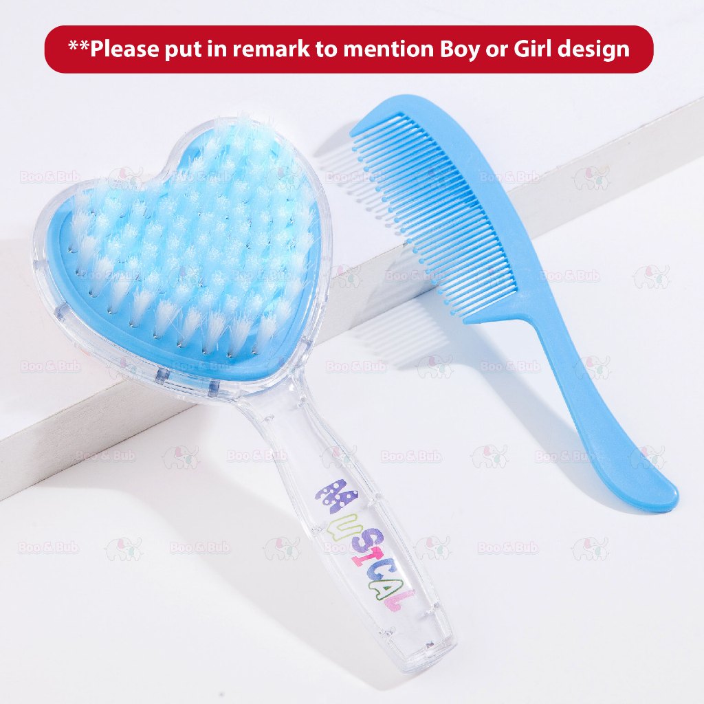🐘Boo&Bub🐘 Squishy Gel Comb | Stress Relieve soft baby kid girl hair ...