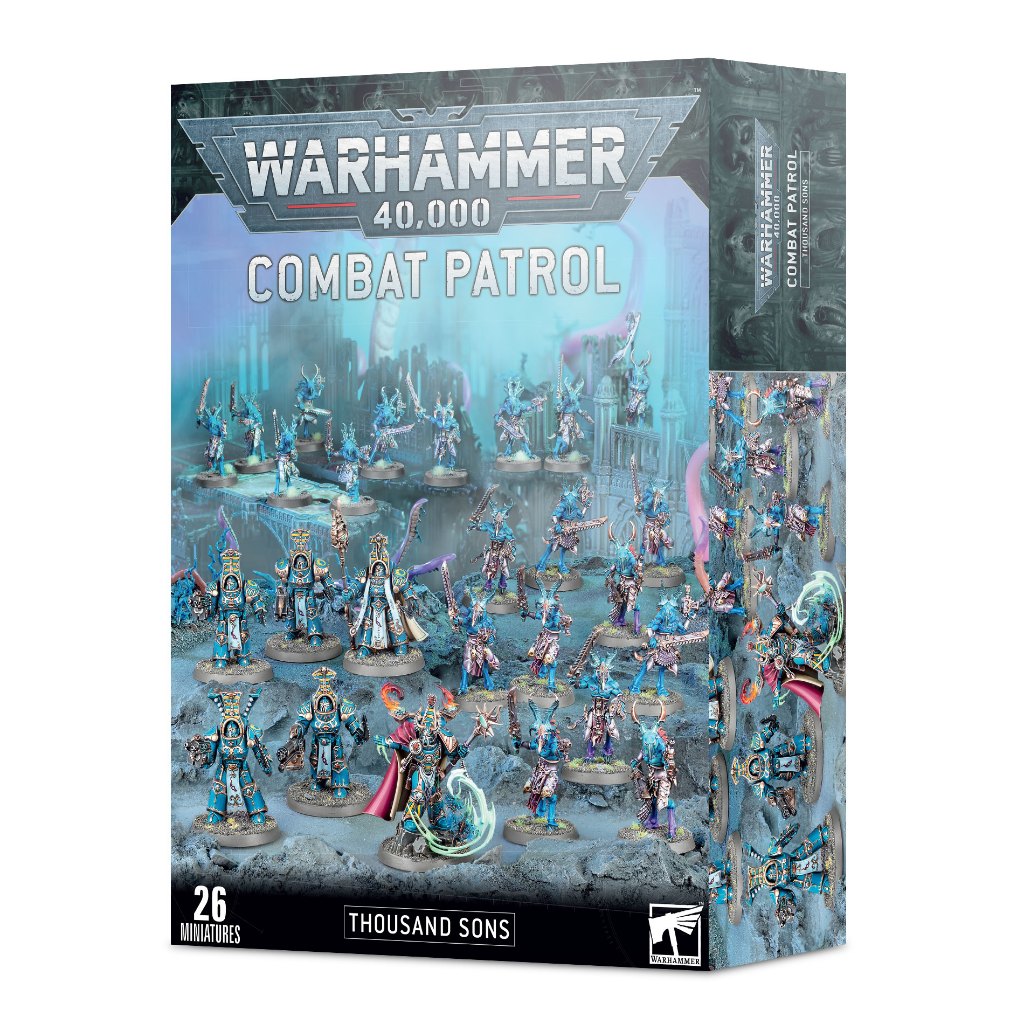 Warhammer 40,000 - Chaos Space Marines - Thousand Sons - Sabah Sandakan Ready Stock Toys For Kids Teenagers - M