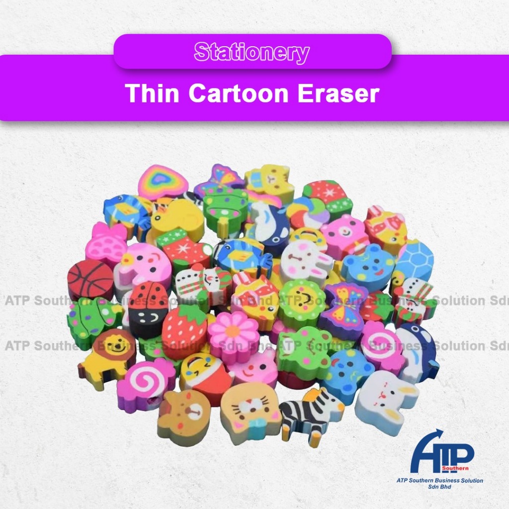 1Pcs Mini Cute Cartoon Animal Fruit Shaped Eraser School Stationery Eraser Gift For Children School Use