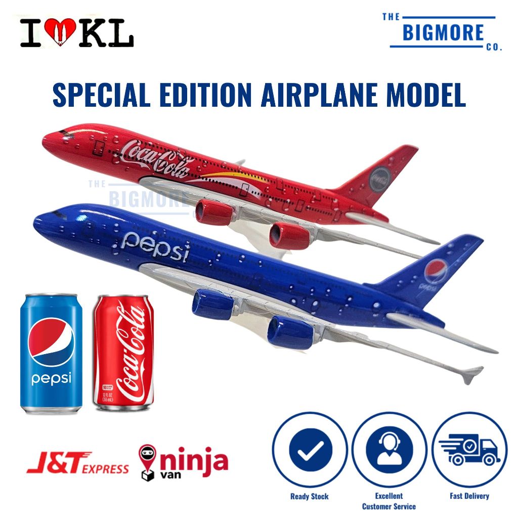 Bigmore Airplane Model Limited Edition Diecast Metal Kapal Terbang Airbus A380 A320 A350 Airline Airplane Boeing 飞机模型
