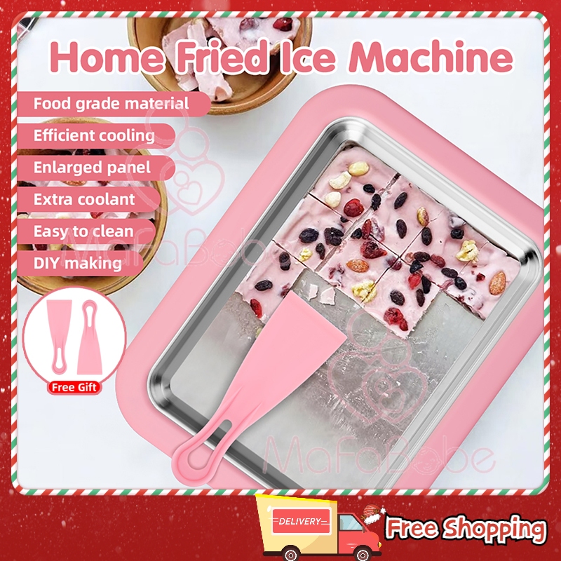 Fried Ice Machine Fried Ice Cream Maker Machine Ice Cream DIY Maker Fried Ice Tray Homemade Ice Cream Roll