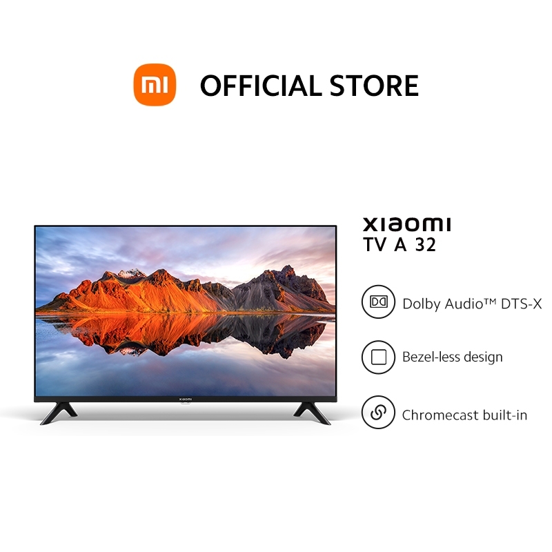 Xiaomi TV A Series 32''/43'' FHD/55" 4K  Dolby Audio, Bezel-less design, 360° Bluetooth remote control