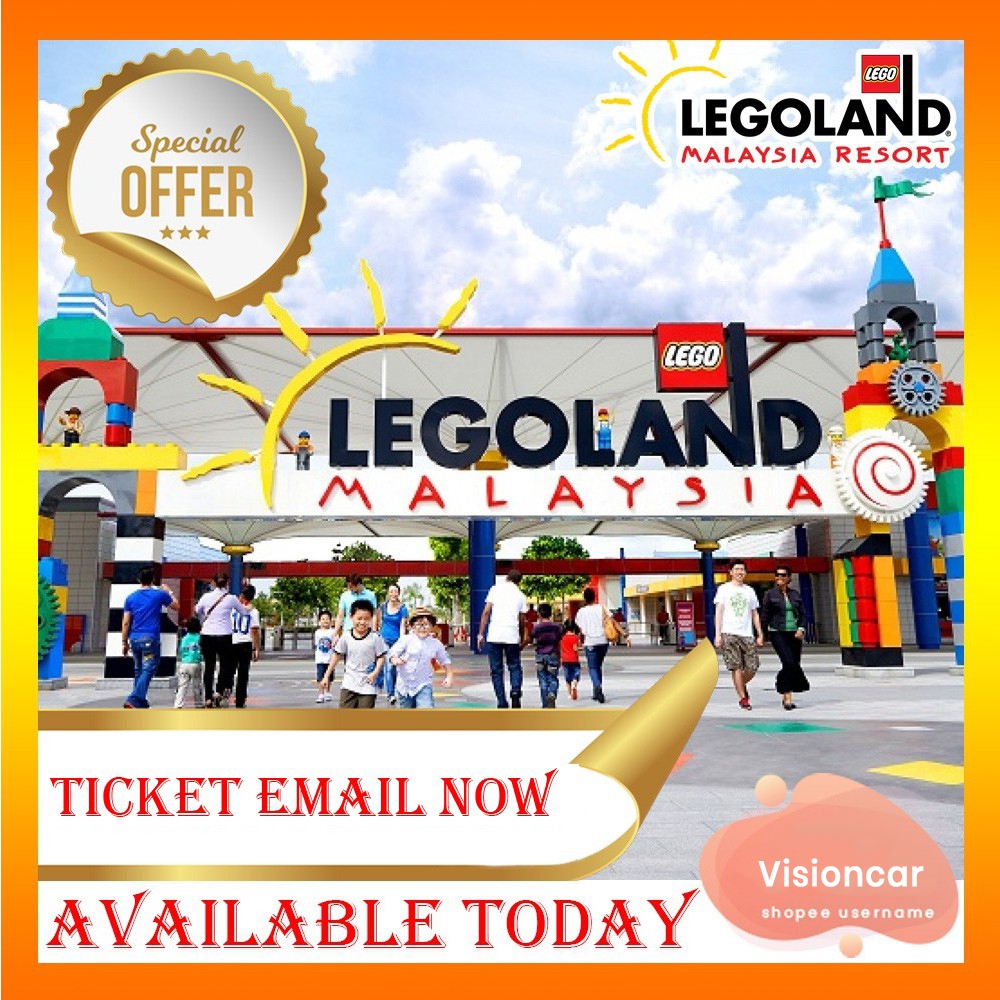 Legoland Theme Park, Legoland Waterpark & Sea Life Johor Ticket