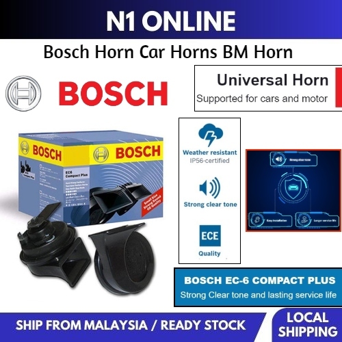 Bosch Horn Car Horns BM Horn Kereta Kuat Hon Motor Kuat Persona Saga BLM FLX Wira Waja Myvi Viva Axia Bezza