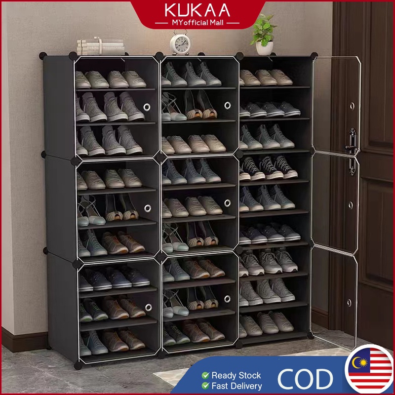 IKEA DIY Rak Kasut Shoe Rack Bertutup Shoe Rack Kasut Shelf Shoe Cabinet Shoes Almari Kasut 鞋柜