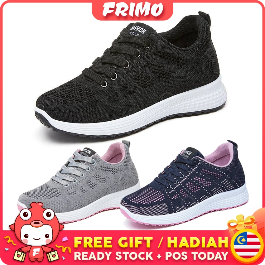 READY STOCK FRIMO Premium Tranebula Sneaker Women's Sport Shoes Shoe Kasut Outdoor Gym Trainer Jogging Travel ks17946