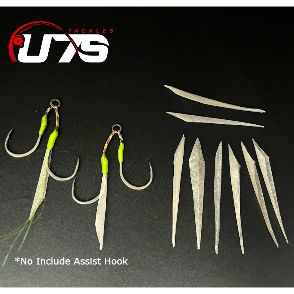 UTS Fish Skin Kertas/Kertas Kulit Ikan/ Custom Sabiki Apollo Rig/ Custom Jigging Assist Hooks