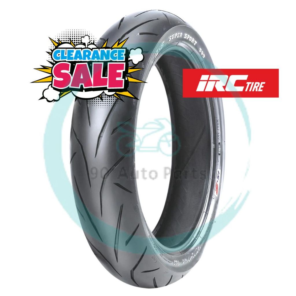 CLEARANCE SALE CLEAR STOCK TAYAR MOTOR TYRE MOTOR TIRE MOTOR BRAND IRC MODEL S99 SUPER SPORT TUBELESS