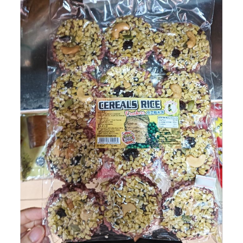 Pisang Janggut Cereals Brown Rice Crackers Mix Cashew Nuts Beans Raisins Sesame Natural…