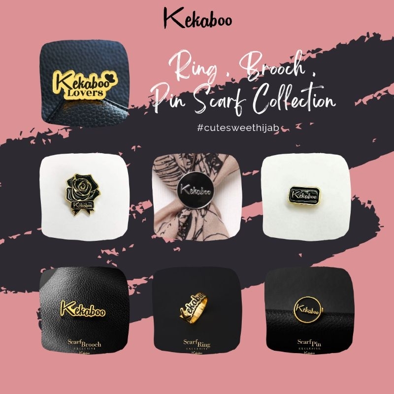 [MERCHANDISE] - EXCLUSIVE TUDUNG KEKABOO SCARF RING/SCARF PIN/SCARF BROOCH #readystock