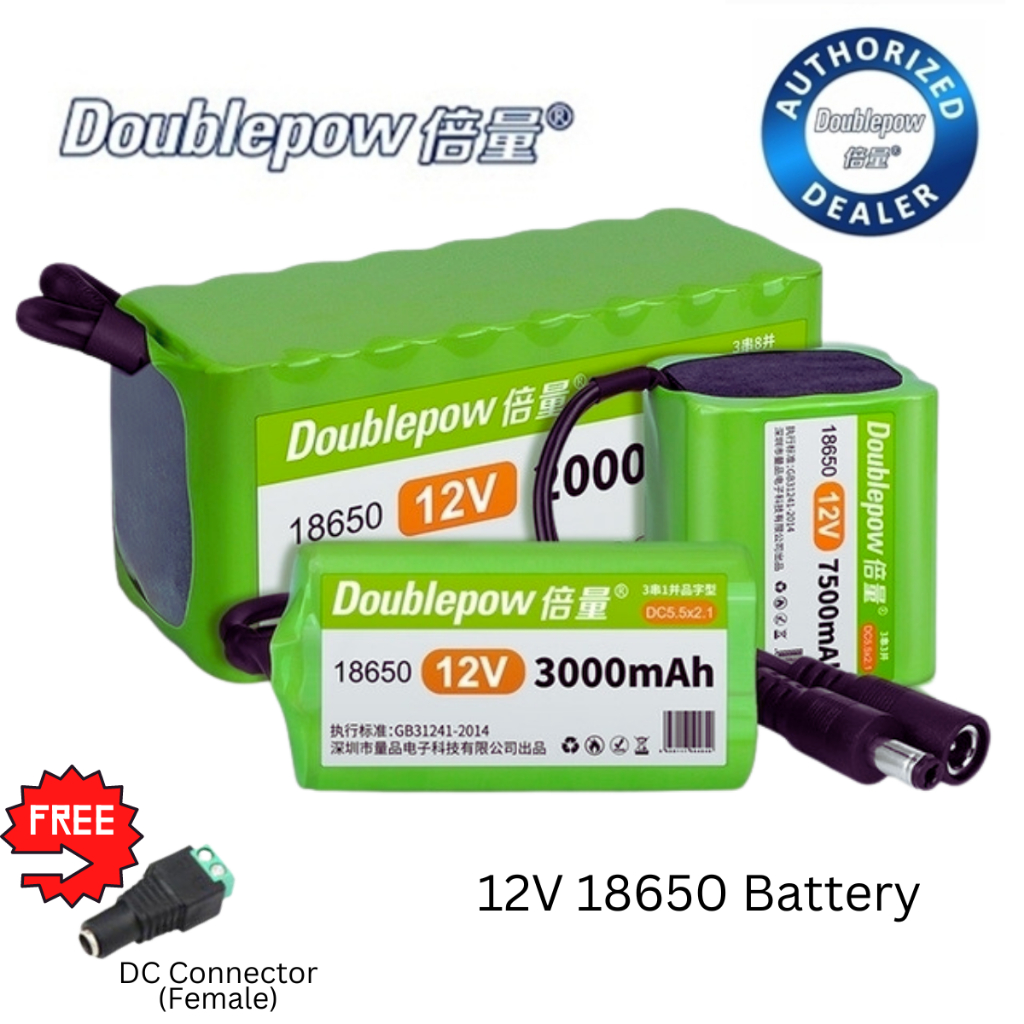 12V Lithium 18650 Rechargeable Battery / Power Backup / Uninterrupted Power Supply / UPS / Battery Pack