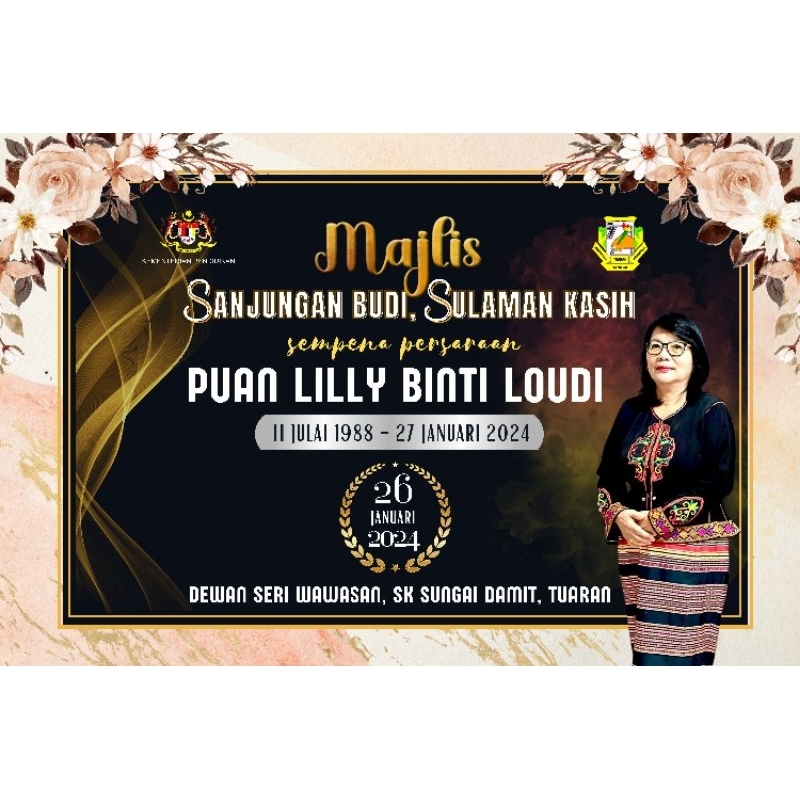 *SOFTCOPY* Design Banner | Bunting | Brosur | Iklan | Jemputan | Hebahan