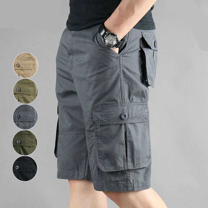 Seluar Lelaki Six Pocket Cargo Short Causal Pants