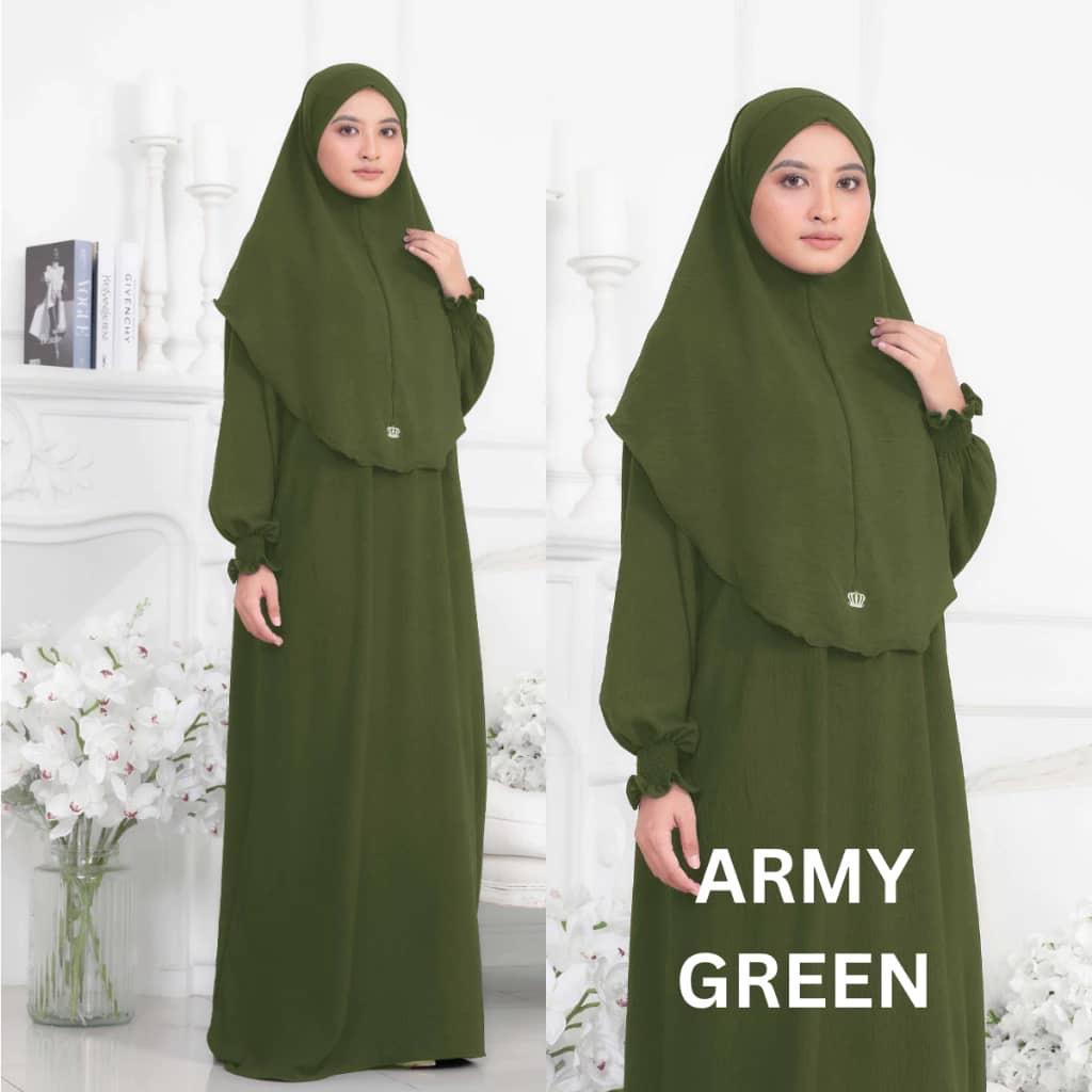 DRESS MADINAH PERCUMA TUDUNG KHIMAR reday stock