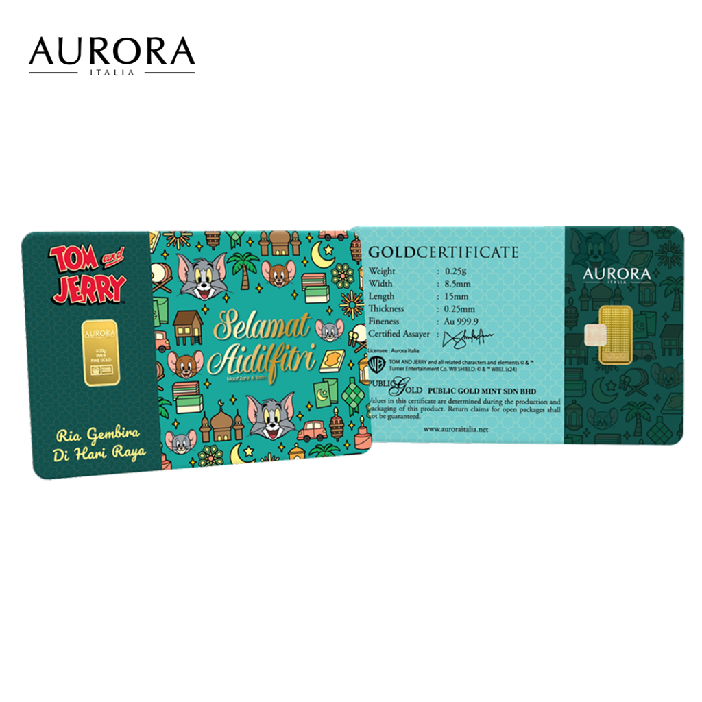 WARNER BROS X AURORA ITALIA (0.25g) 999.9 Tom & Jerry Selamat Aidilfitri&hellip;