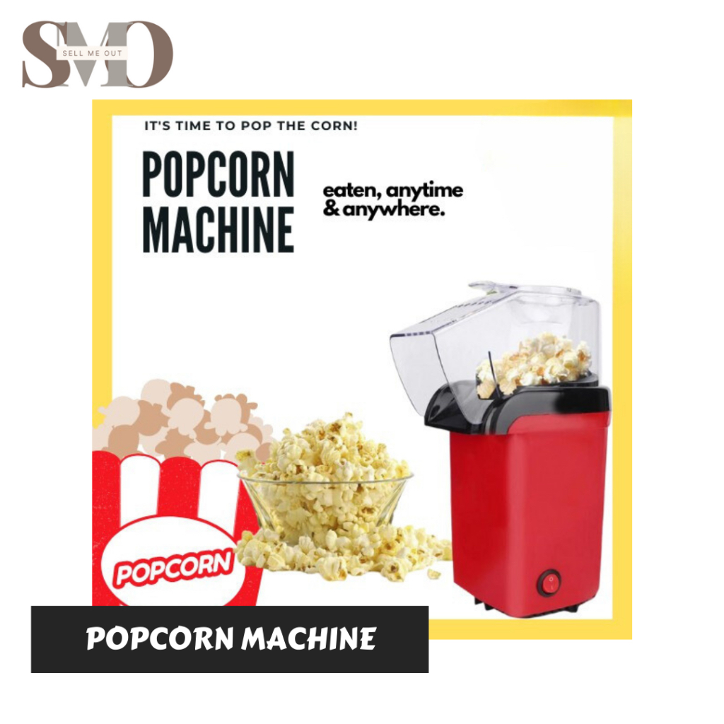 (READY STOCK) MINI POPCORN MACHINE/POPCORN MAKER/ MESIN POPCORN -SIMPLE, HEALTHY, FAMILY PARTY