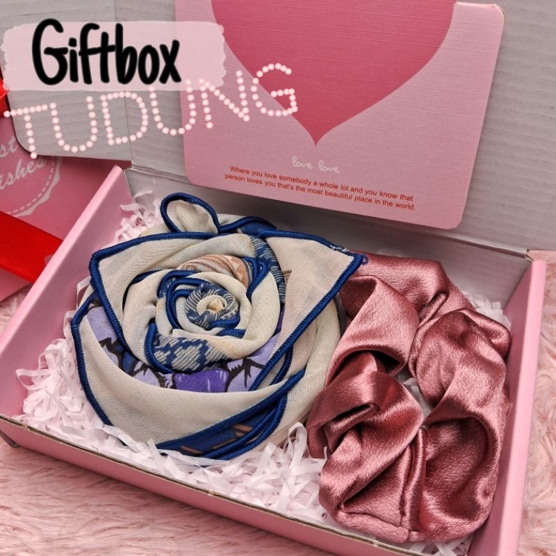Gift Box Tudung LR SP Ajumma Hadiah Birthday Gift Box Murah Kotak Hadiah Giftbox Hadiah Hari Jadi Hadiah Hari Guru