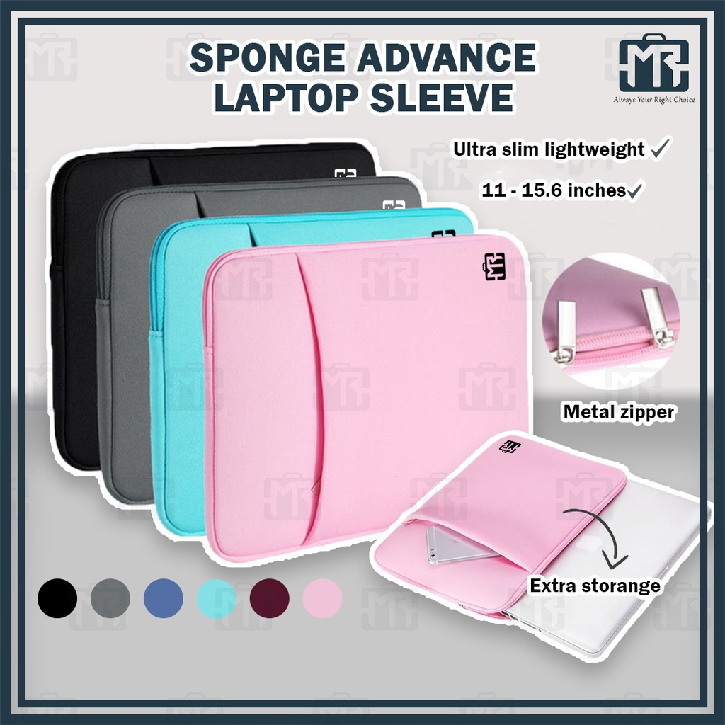 (11/13/14/15.6INCH) MR SPONGE ADVANCE Laptop Sleeve Bag Pocket Notebook Office Case Cover Protective Macbook 电脑包