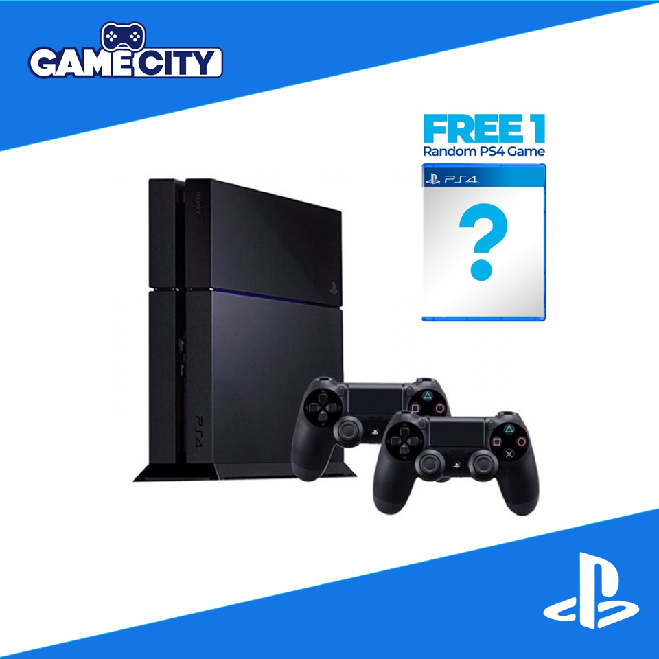 Sony PS4 Playstation 4 Fat / Slim , 500GB or 1TB with 2 OEM Controllers