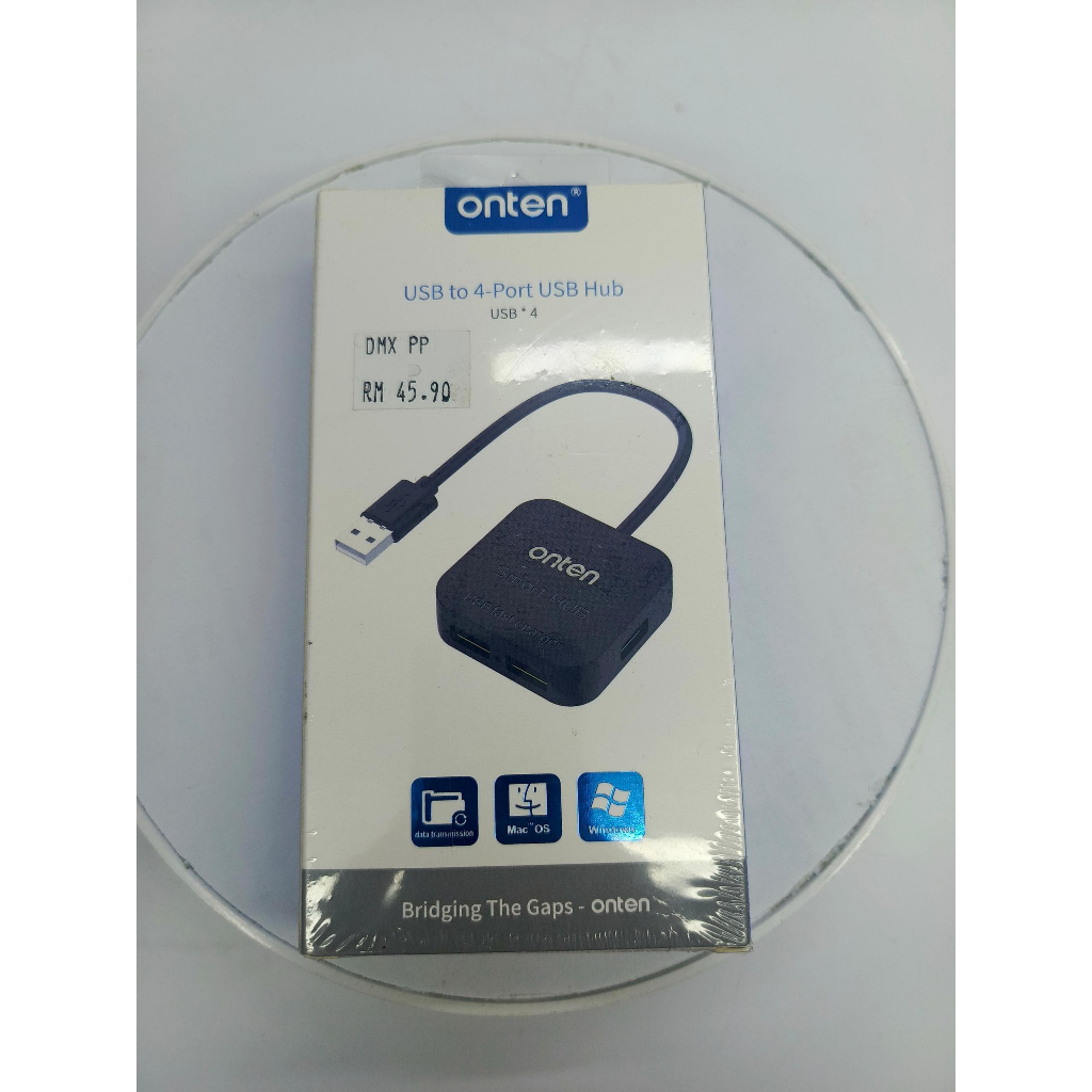 Onten USB to 4 Port USB 2.0 Hub