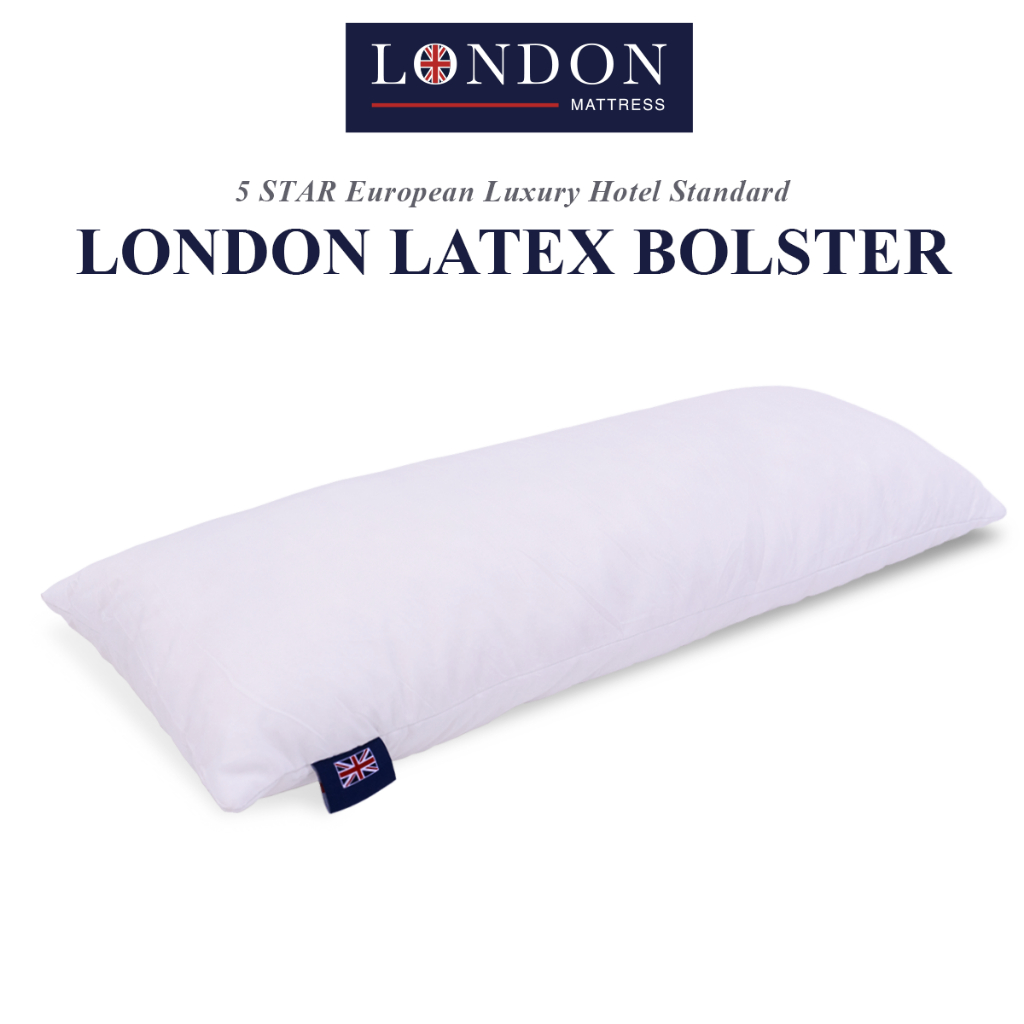 London Mattress | Eco Latex Hotel Standard Bolster (Bantal Peluk Eco Getah)