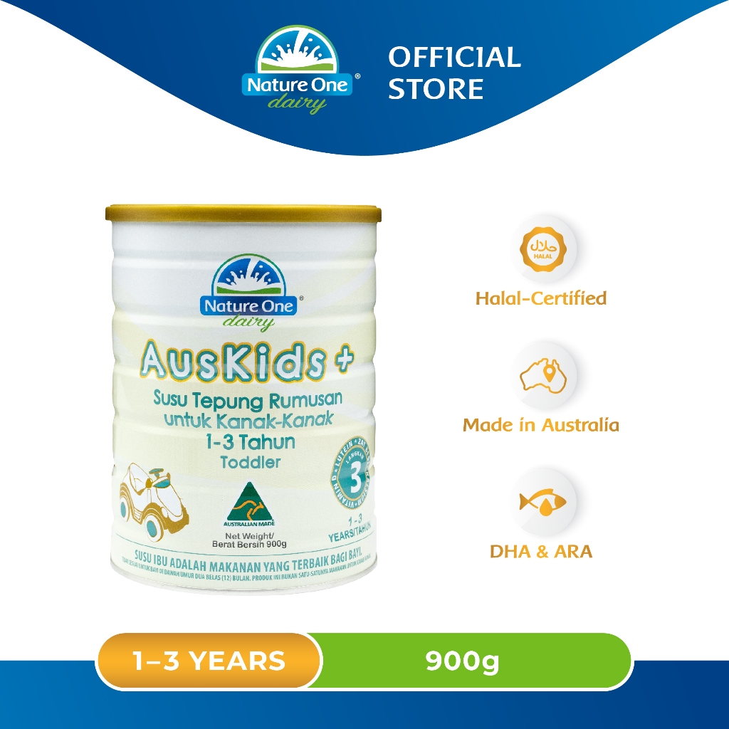 Nature One Dairy AusKids+ Toddler Milk Step 3 (900g)