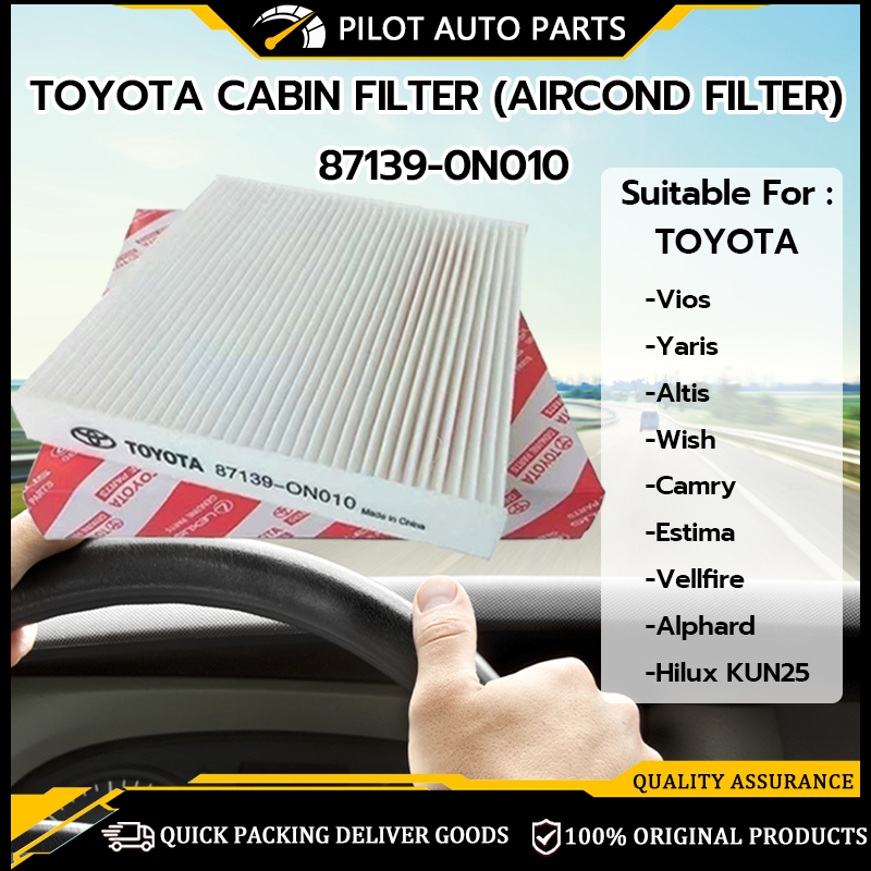 ??HOT SALES? Cabin Air Filter TOYOTA 87139-ON010 AIRCOND CABIN FILTER - VIOS/ YARIS/ ALTIS/ WISH/ CAMRY/ ESTIMA/COROLLA