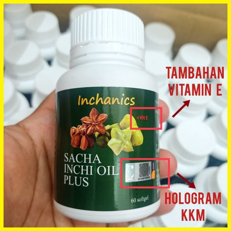 Sacha Inchi Oil by Incha Organics . 60 Biji Softgel . Original HQ . Tiada gift