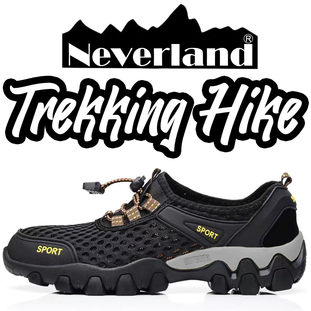 NEVERLAND Hiking Shoes Kasut Hiking Beach Shoes Water Shoes Outdoor Camping Trekking Anti-Slip Kasut