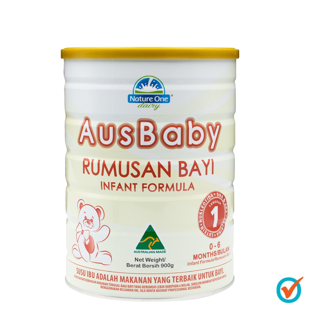 [CLEARANCE] Nature One Dairy AusBaby Infant Formula Step 1 (900g) (EXP: 23/Nov/2024)