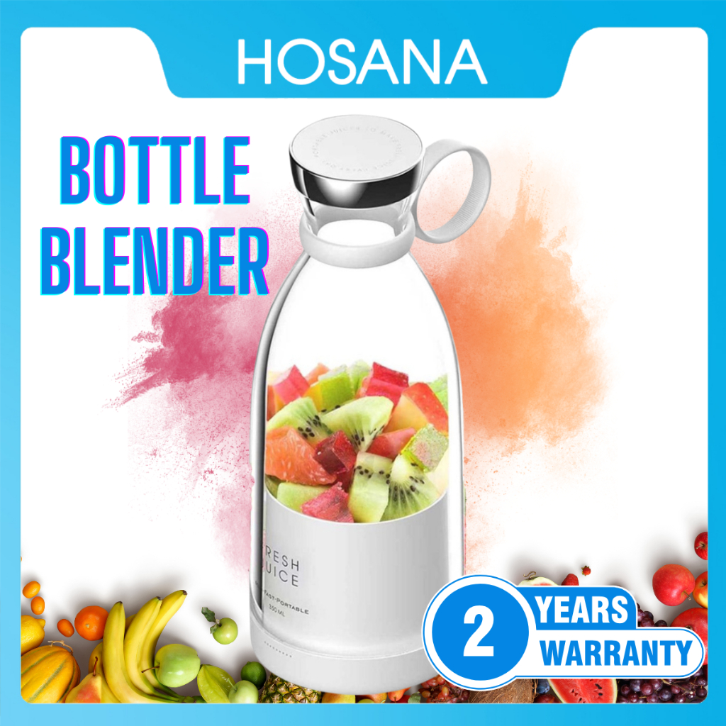 SUPER MULTI-FUNCTION BOTTLE BLENDER / Wireless charging handheld fruit blender / 4 super sharp dual blades [超级多功能瓶子搅拌机]